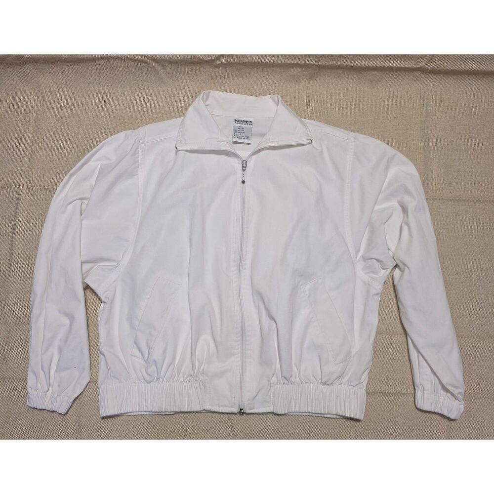 Vintage Koret Francisca White Full-Zip Jacket - Small